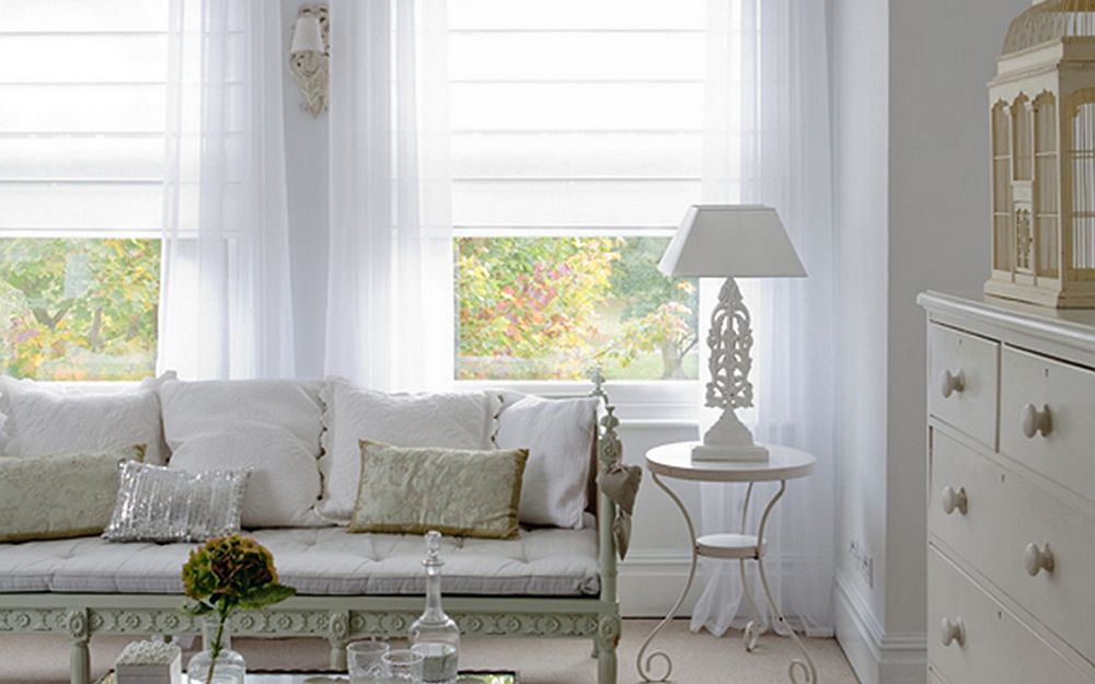 luxe layering cheap window blinds