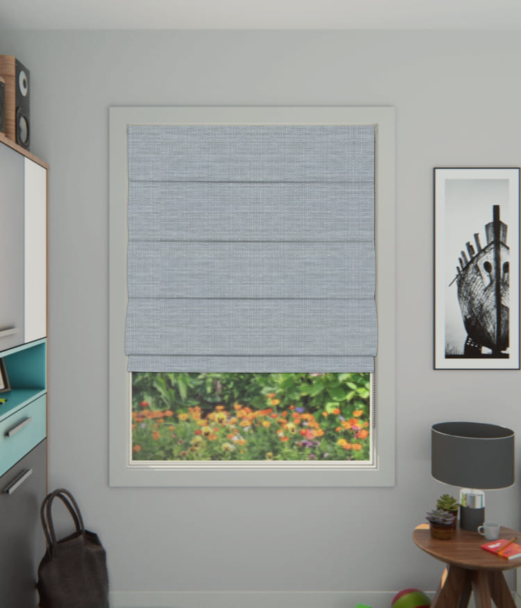 Ansari - Textured Block Out Roman Blinds